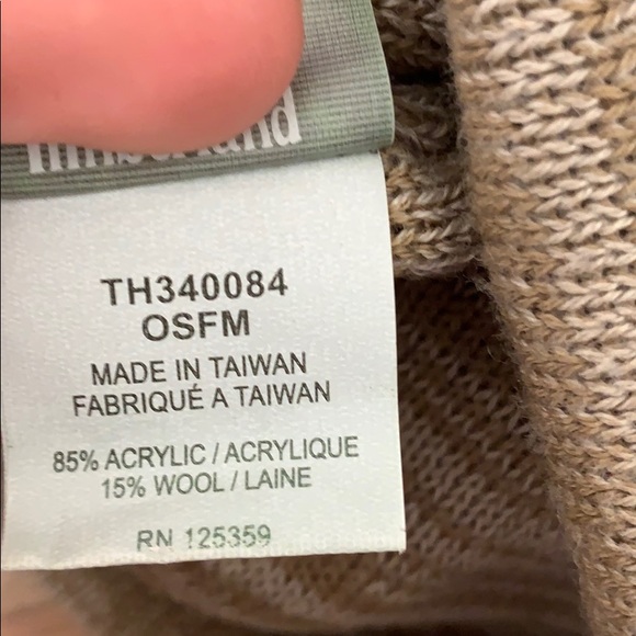 Timberland unisex essential beanie. Goldish color - Picture 5 of 9